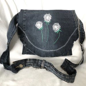Handmade denim satchel/purse